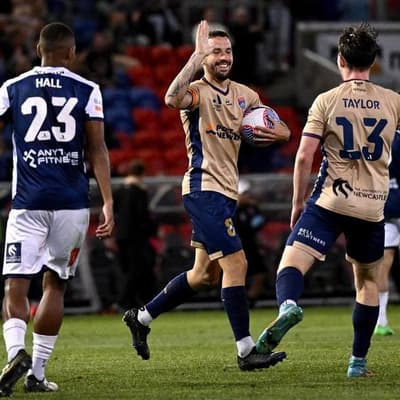 Sky the limit for fringe Socceroos at Talay's Blues