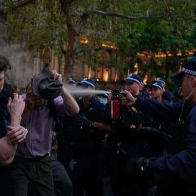 Muslim community reels after police violence at protest