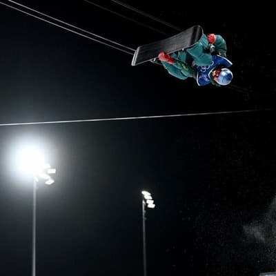 James stands up as halfpipe snowboarder to beat