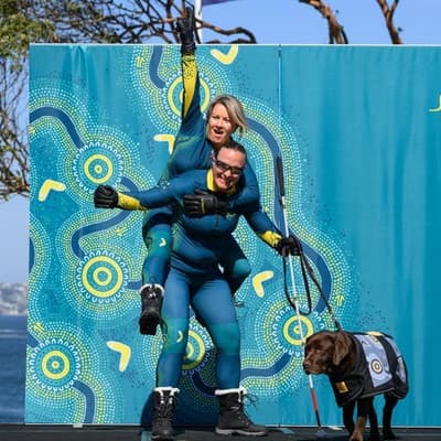 From the circus to Italy, Aussie pair's para-Nordic bid
