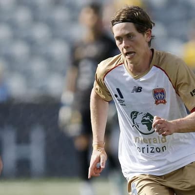 Seventh heaven for Newcastle in win over 10-man Glory