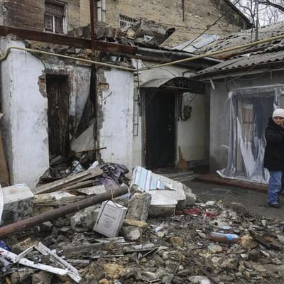 Ukrainian drone strike sparks fires at Russian port