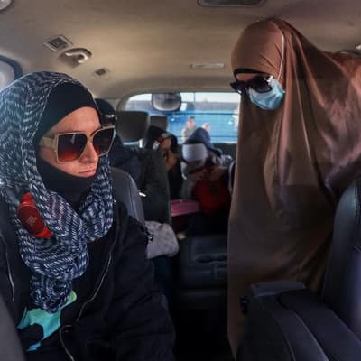 Australians released from Syrian camp turned back