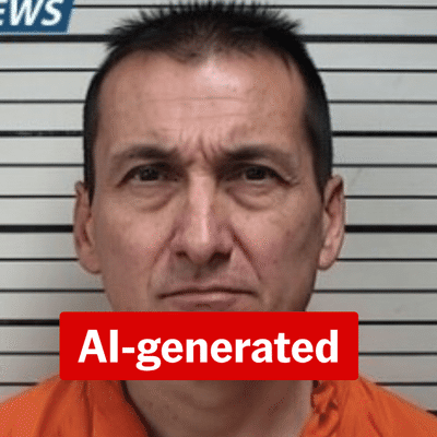 Arrest photos of fugitive Dezi are AI-generated fakes