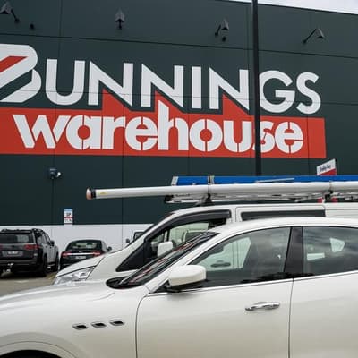 Kmart, Bunnings building as Officeworks stays deskbound