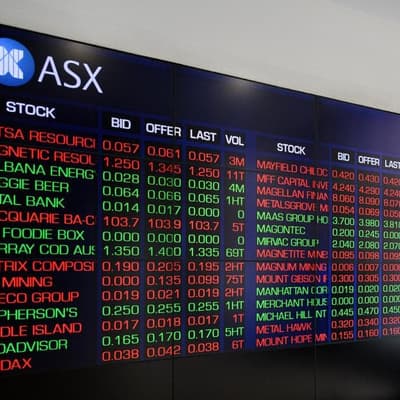 Aussie shares edge lower after record-breaking week