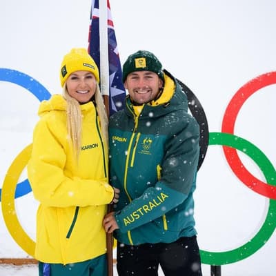Medal-winning Woods and Scott given Aussie flag honours