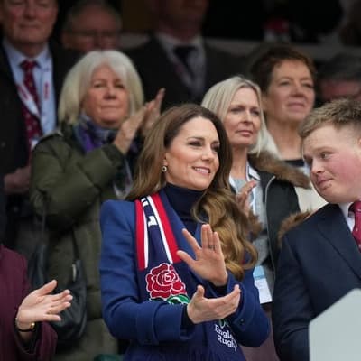 Kate makes first public appearance since Andrew arrest
