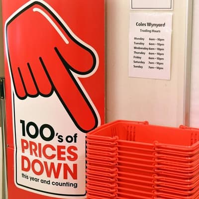 Coles hits back, blames inflation for prices going up