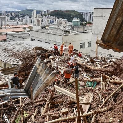 Race to find missing as floods kill dozens in Brazil