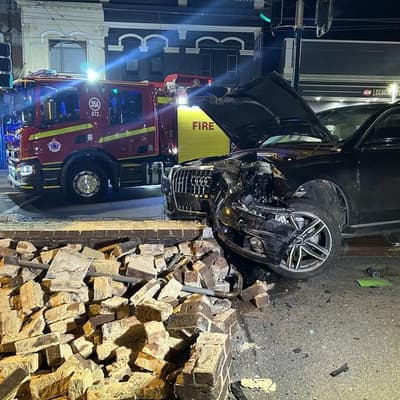Pedestrians hit in alleged drink driving crash