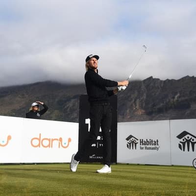 Smyth, Ormsby flying the Australian flag at NZ Open