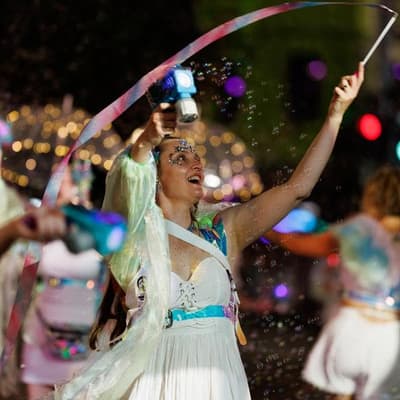 Mardi Gras marchers rest feet after night of nights