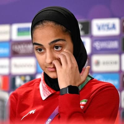 'We're concerned': Iranian star's tears over conflict