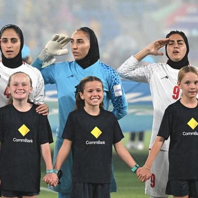'Players are hostages': Iran's women backflip on anthem