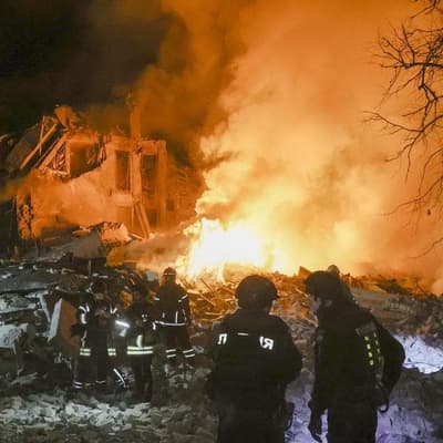 Seven dead as Russian strike hits apartment building
