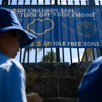 We're sitting idle on the toxic fumes harming our kids