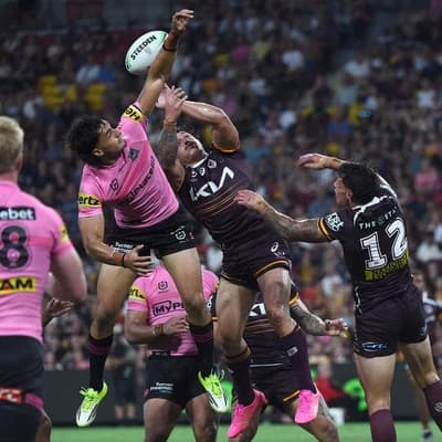 Bronco butter fingers brace for Moses aerial assault