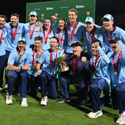NSW beat rain and Tasmania to clinch one-day trophy
