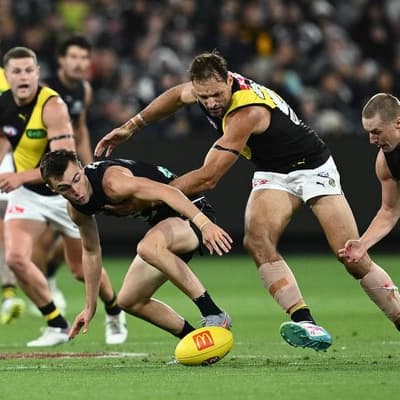 'Hanging on': Blues withstand Tigers' late surge