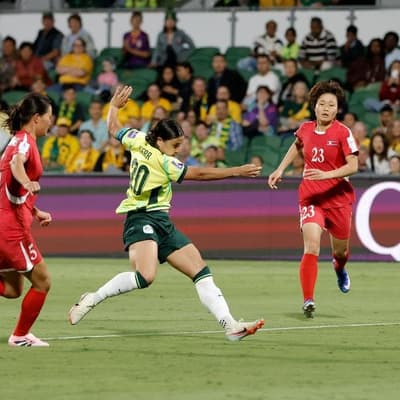 Matildas sink North Korea thanks to Kerr, Kennedy magic