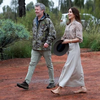 Frederik and Mary visit Australia's best known landmark