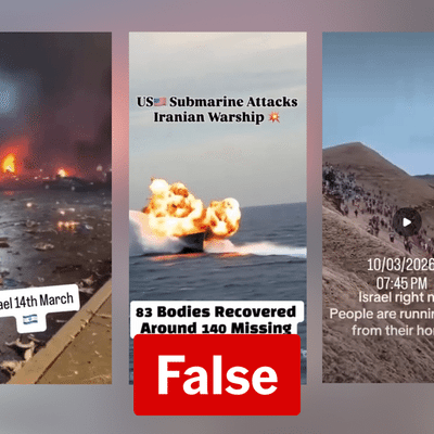 Unrelated clips misrepresented as Middle East war scenes