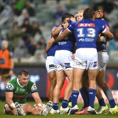 Tracey the hero as Bulldogs claim gutsy Canberra win
