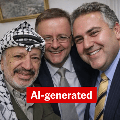 Prime minister's selfie with Palestinian leader is an AI fake