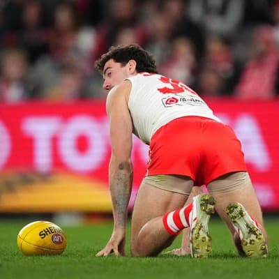 Swans defender fined over theatrical dive in Hawks loss