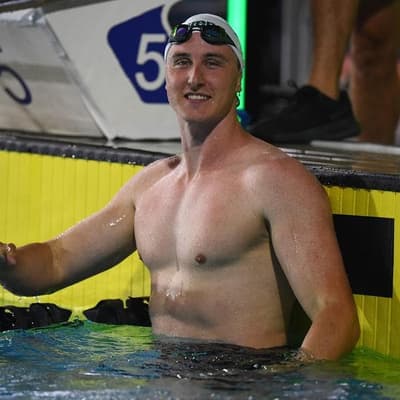 Speed Cam: Aussie becomes fastest swimmer in history