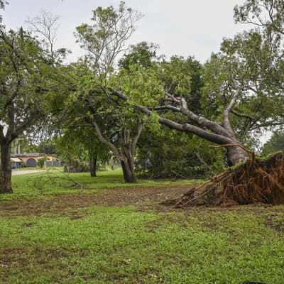 Rain-hit region braces as tropical storm sweeps past
