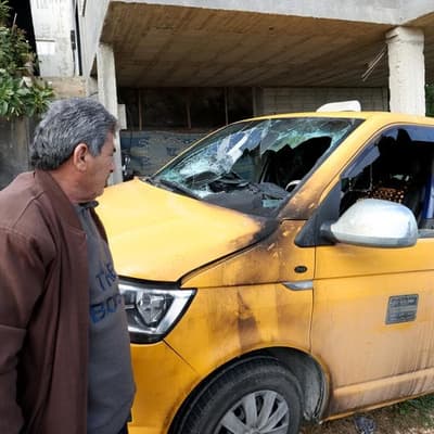 Israeli settlers smash cars, set fires in the West Bank