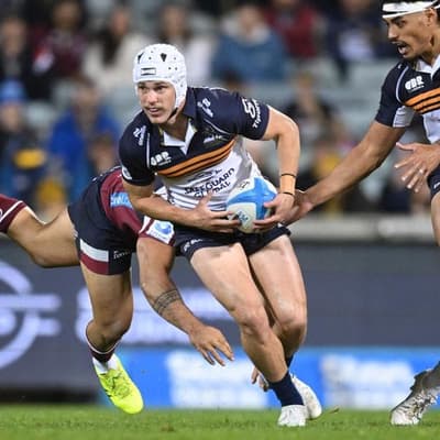 Brumbies' Meredith keeping lid on Wallabies chatter