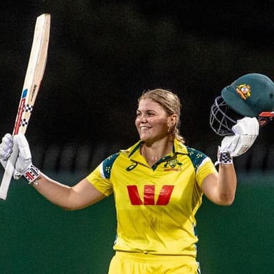 Voll smashes quickfire ton as Australia sweep Windies