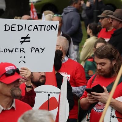 'Struggling': teachers strike in second capital city