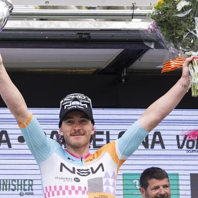 Aussie cyclist earns breakthrough win for soccer legend