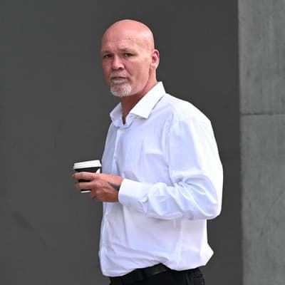 Murder accused 'attacked' by man with knife, jury told