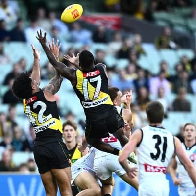 Rioli rises high but Port's power tames Tigers