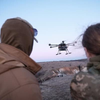 Ukrainian drones spark fire at Russian oil terminal
