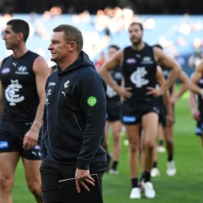 'Get on with it': Voss blocks out Blues blowtorch
