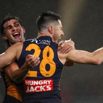 Crows' second term sinks Blues in Gather Round opener