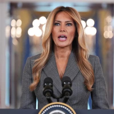 Melania Trump raises Epstein, denies any connection