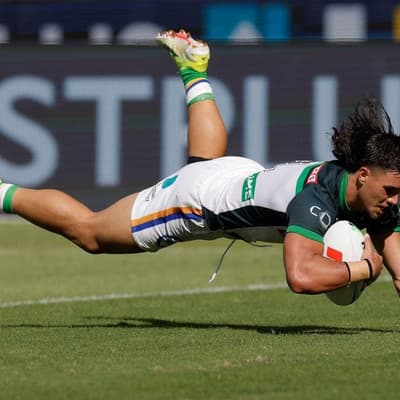 Raiders hold off Rabbitohs in epic 12-try NRL thriller