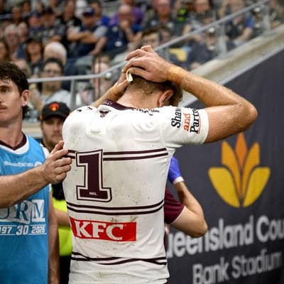 Tom Trbojevic injured again as Manly thrash Cowboys