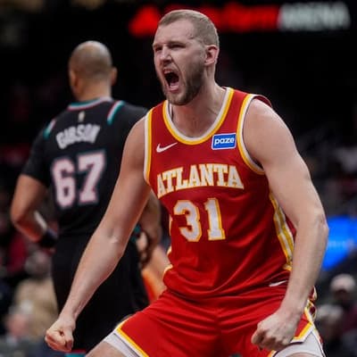 Hawks' injured Boomer to miss two weeks of NBA playoffs