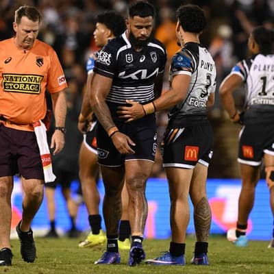 Broncos' spirit lauded, Haas blow adds to injury crisis