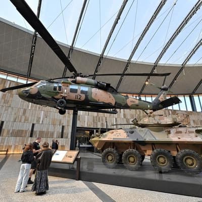 ‘Never again’: lessons from a new-look war memorial