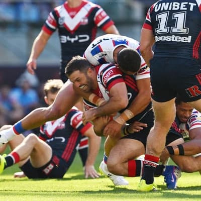 'Incredible' Tedesco stars in Roosters comeback win