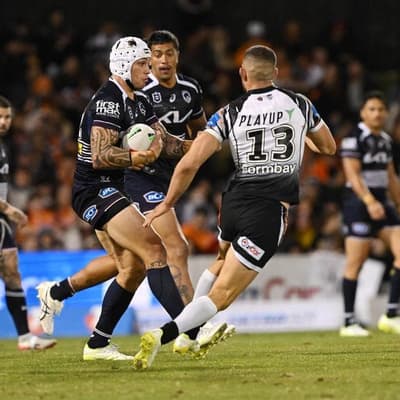 'Standing on a nail': Riki turns superhero in headgear